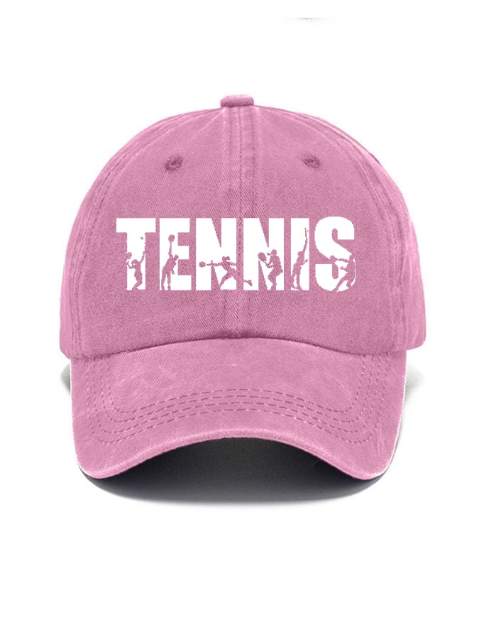 Women's Funny Tennis Print Baseball Cap