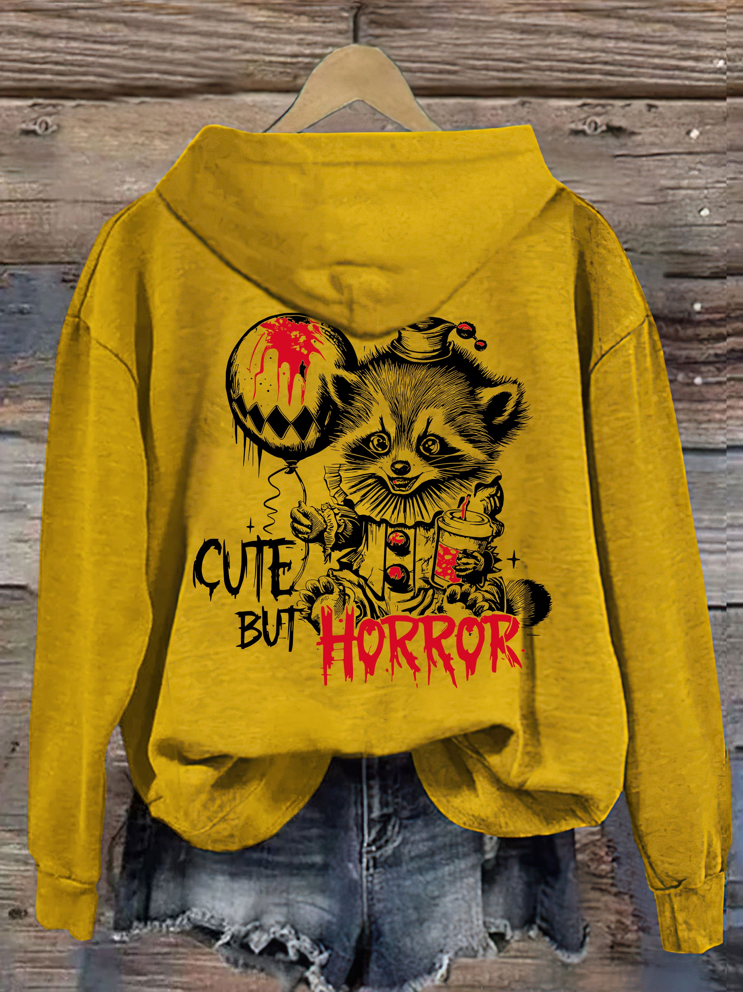 Cute But Horror Halloween Hoodie