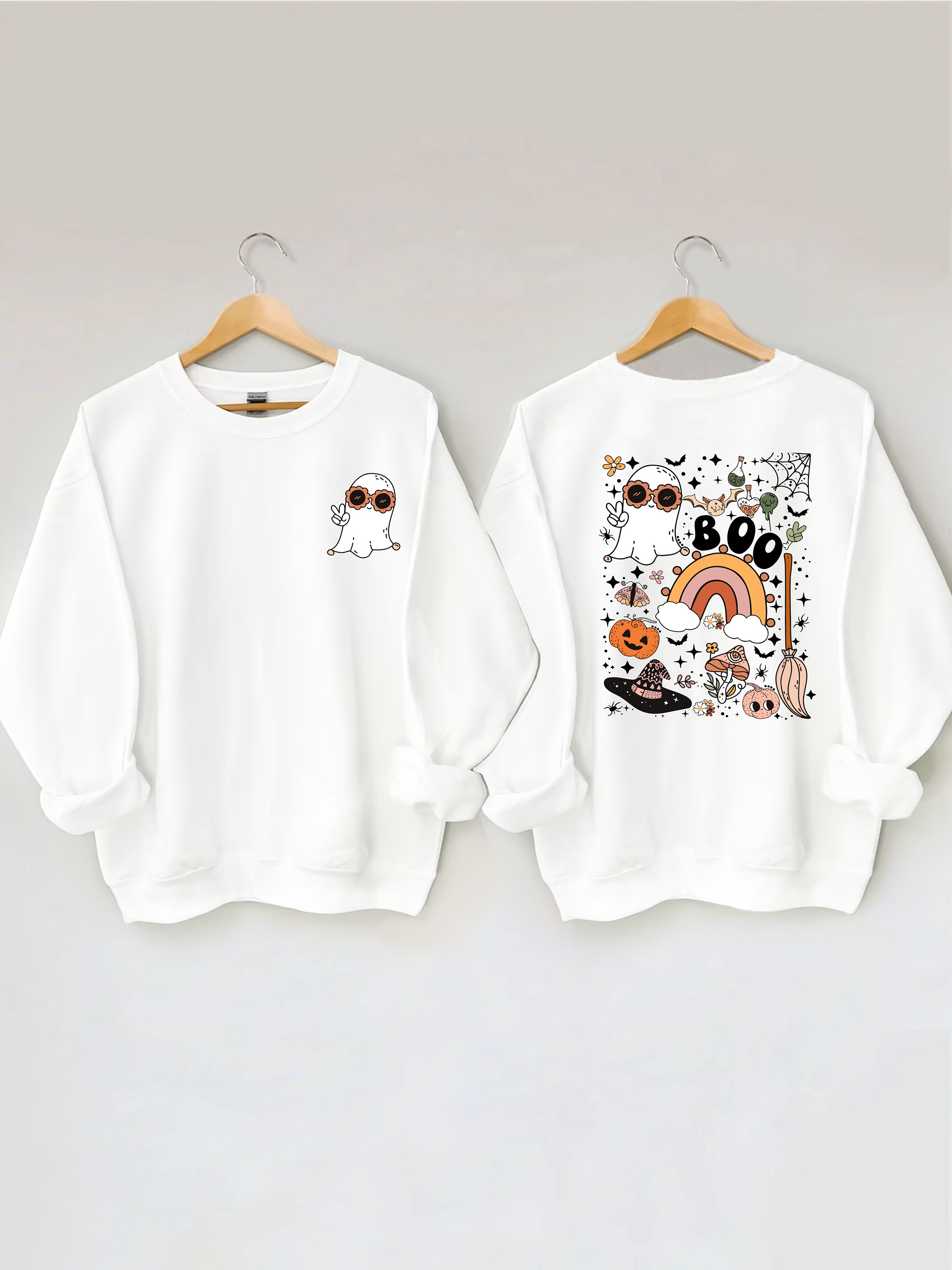 Cute Ghost Halloween Sweatshirt