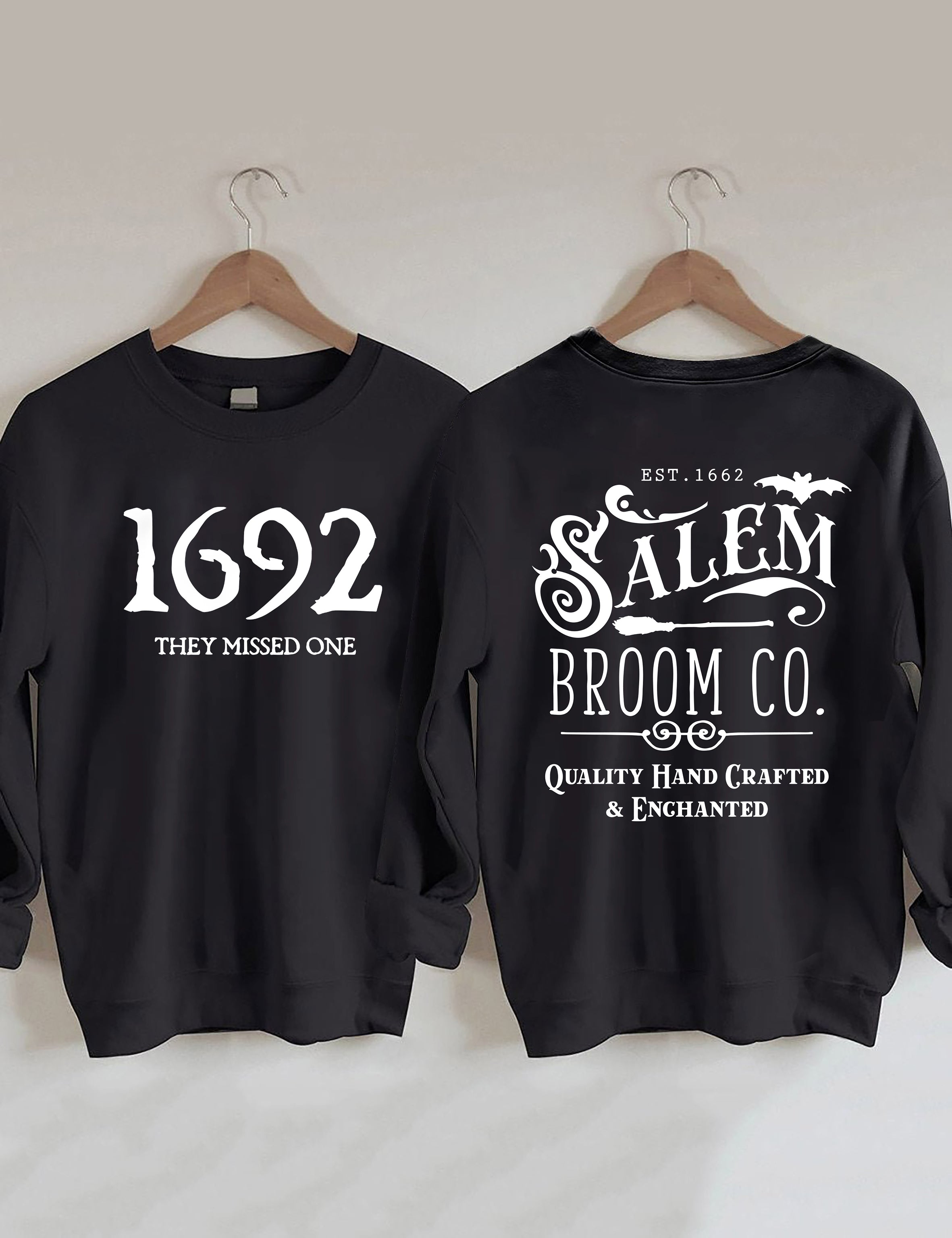 Salem Broom Co Halloween Sweatshirt