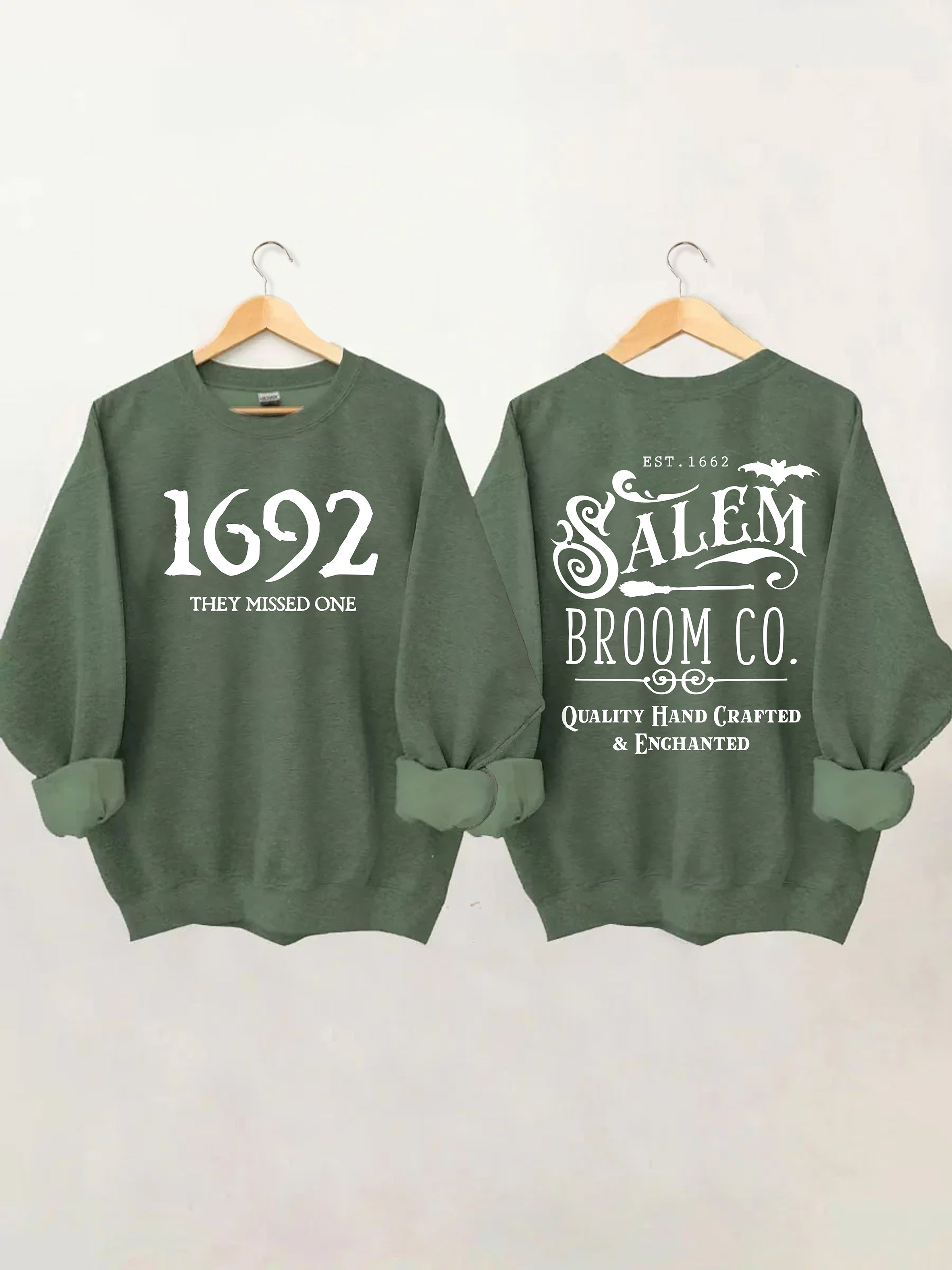 Salem Broom Co Halloween Sweatshirt