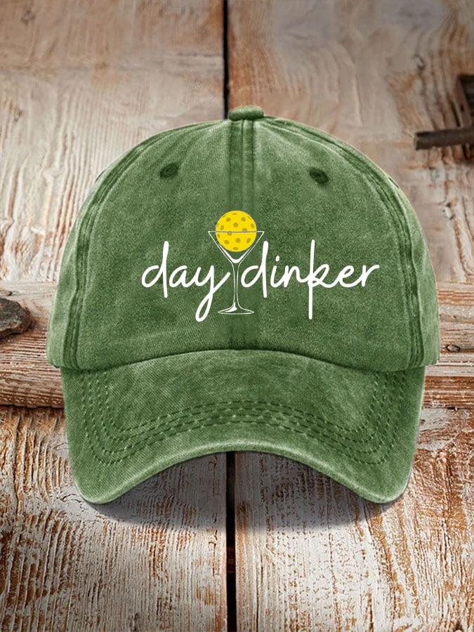 day dinker print hat