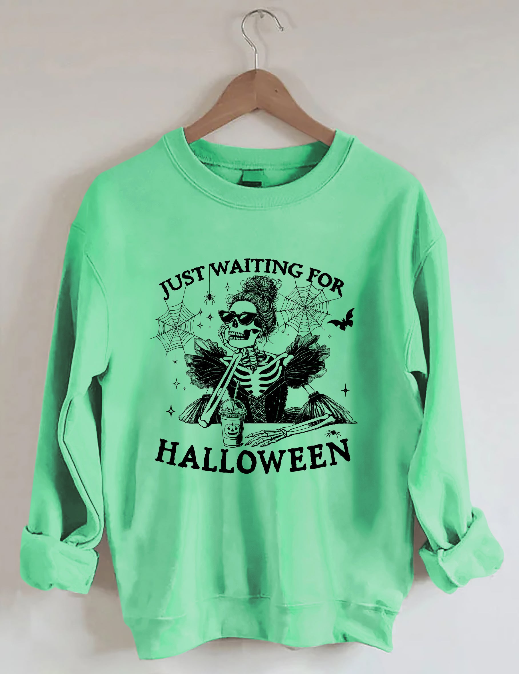 Just Waiting For Halloween Sweatshirt