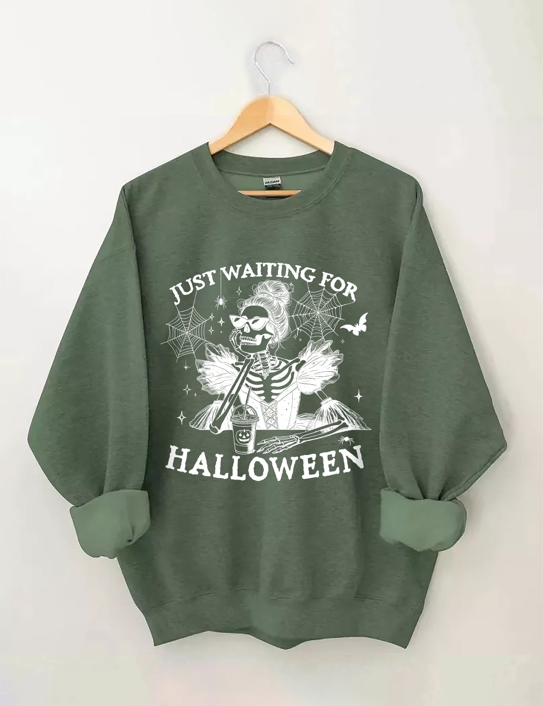 Just Waiting For Halloween Sweatshirt