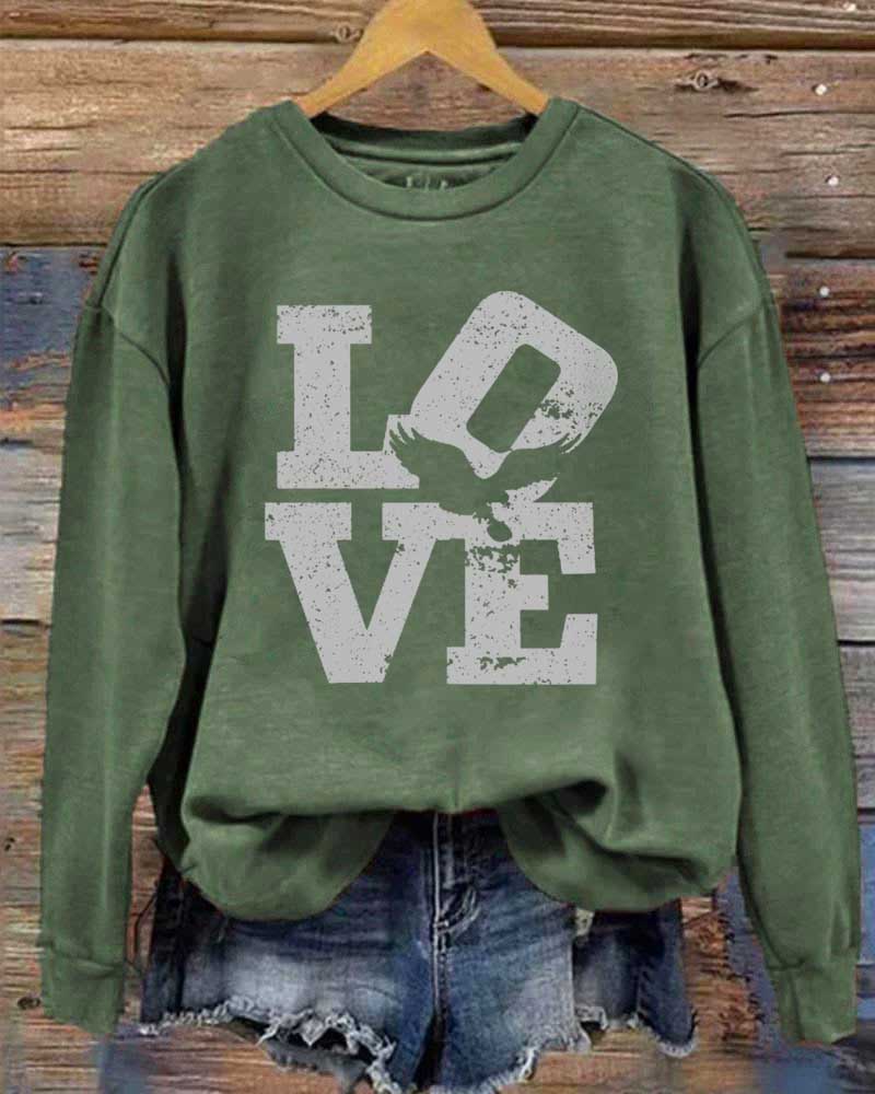 Love Eagles Sweatshirt