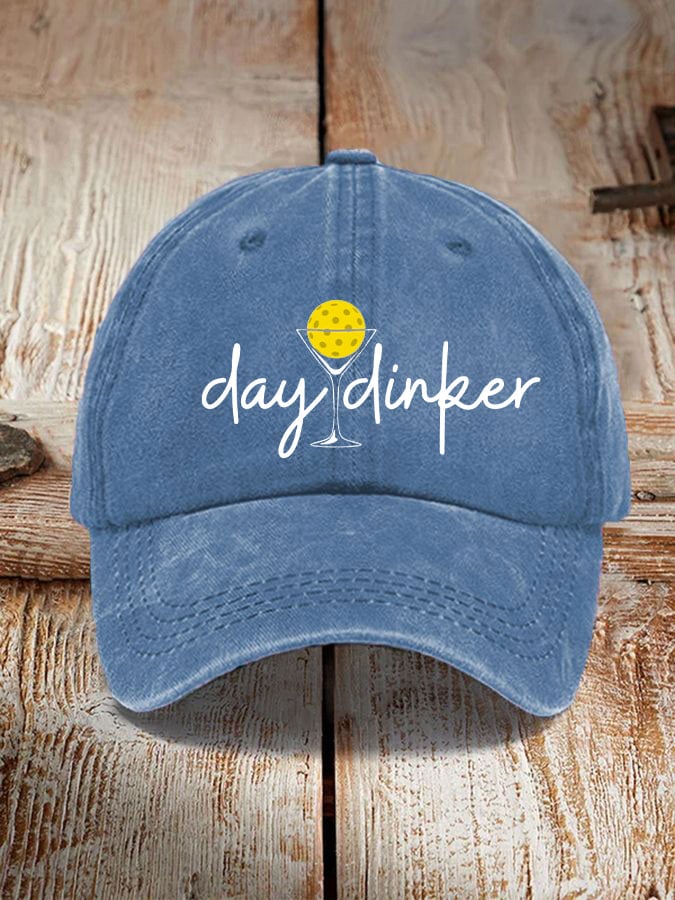 day dinker print hat