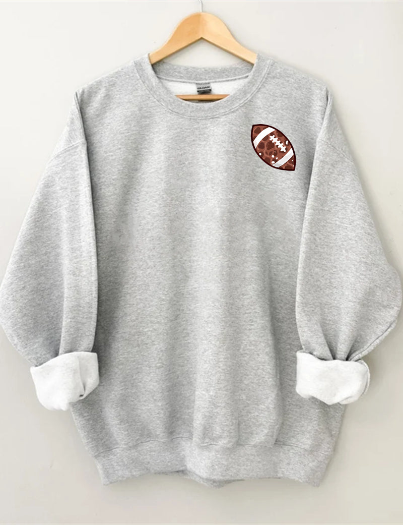 Custom Football Number Sweatshirt