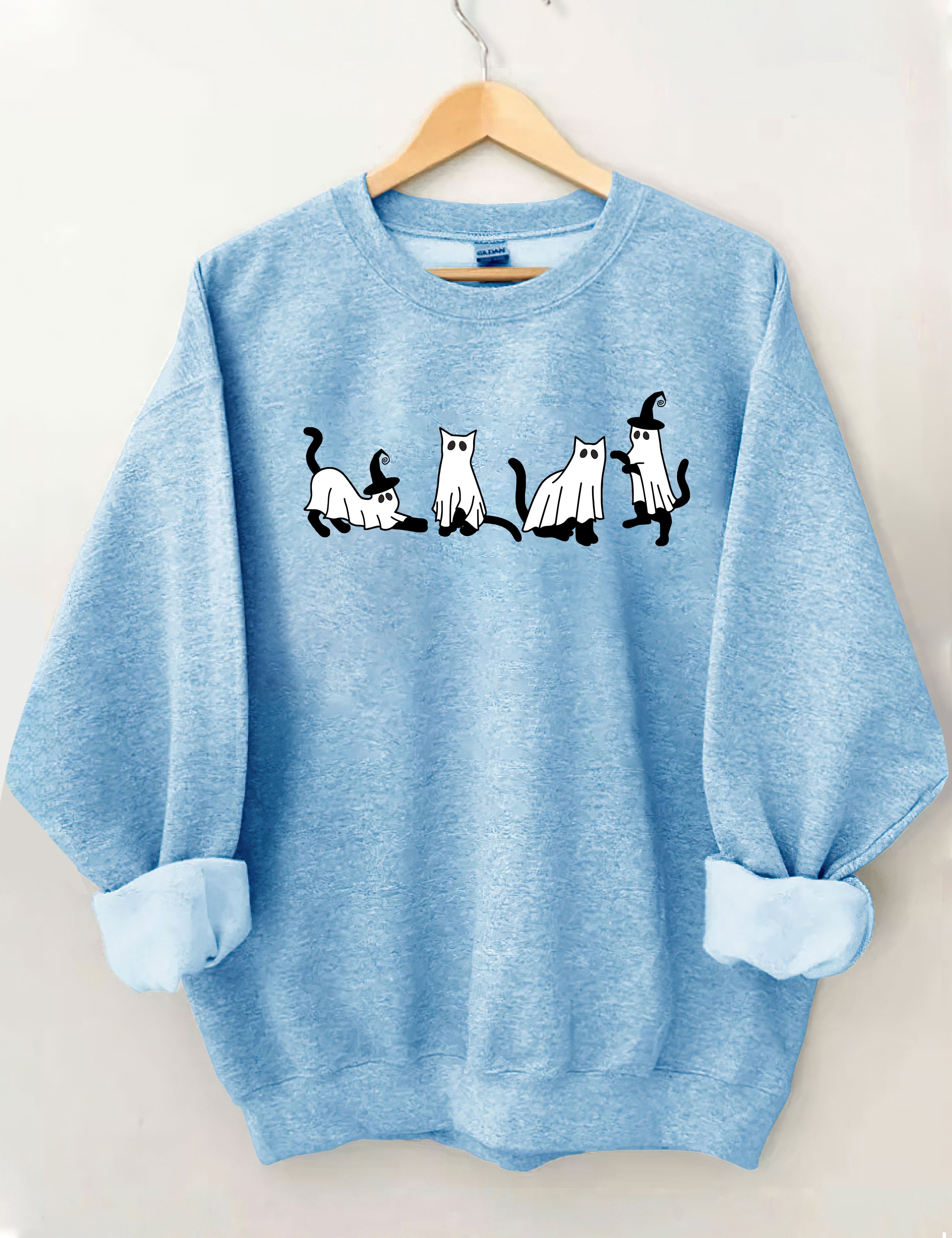 Cute Cat Ghost Sweatshirt