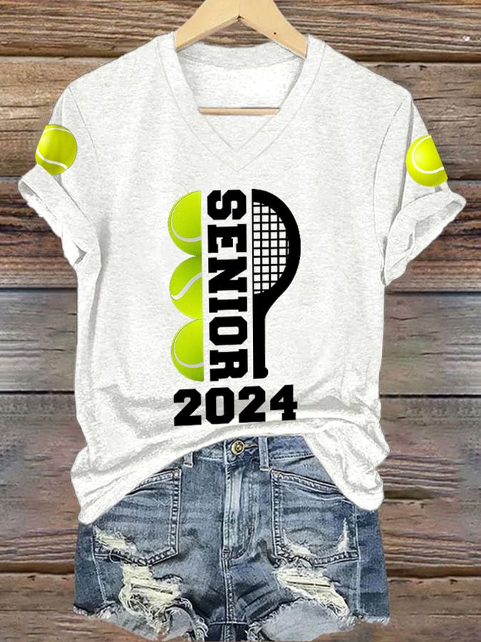 Women's Tennis Print T-shirt