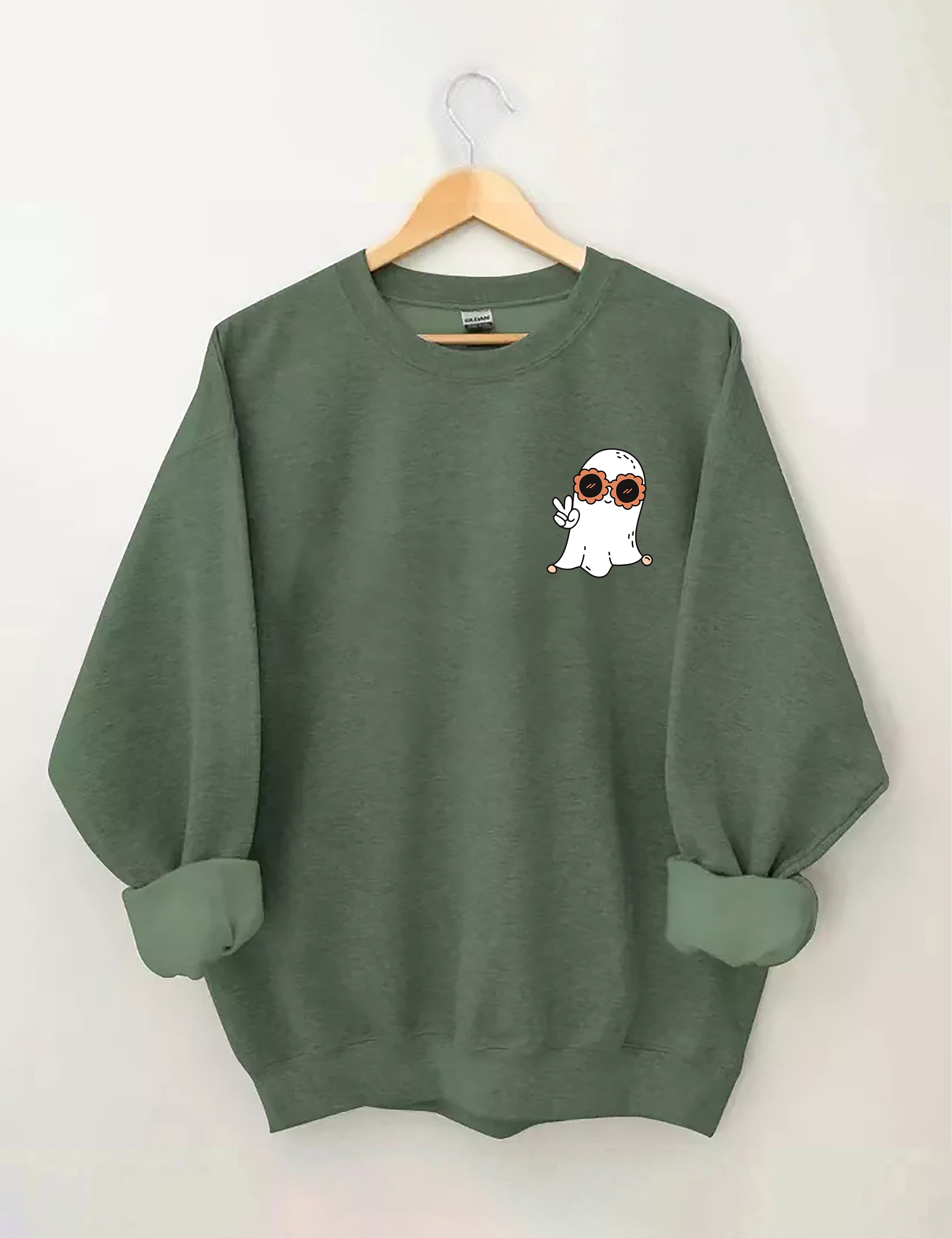 Cute Ghost Halloween Sweatshirt