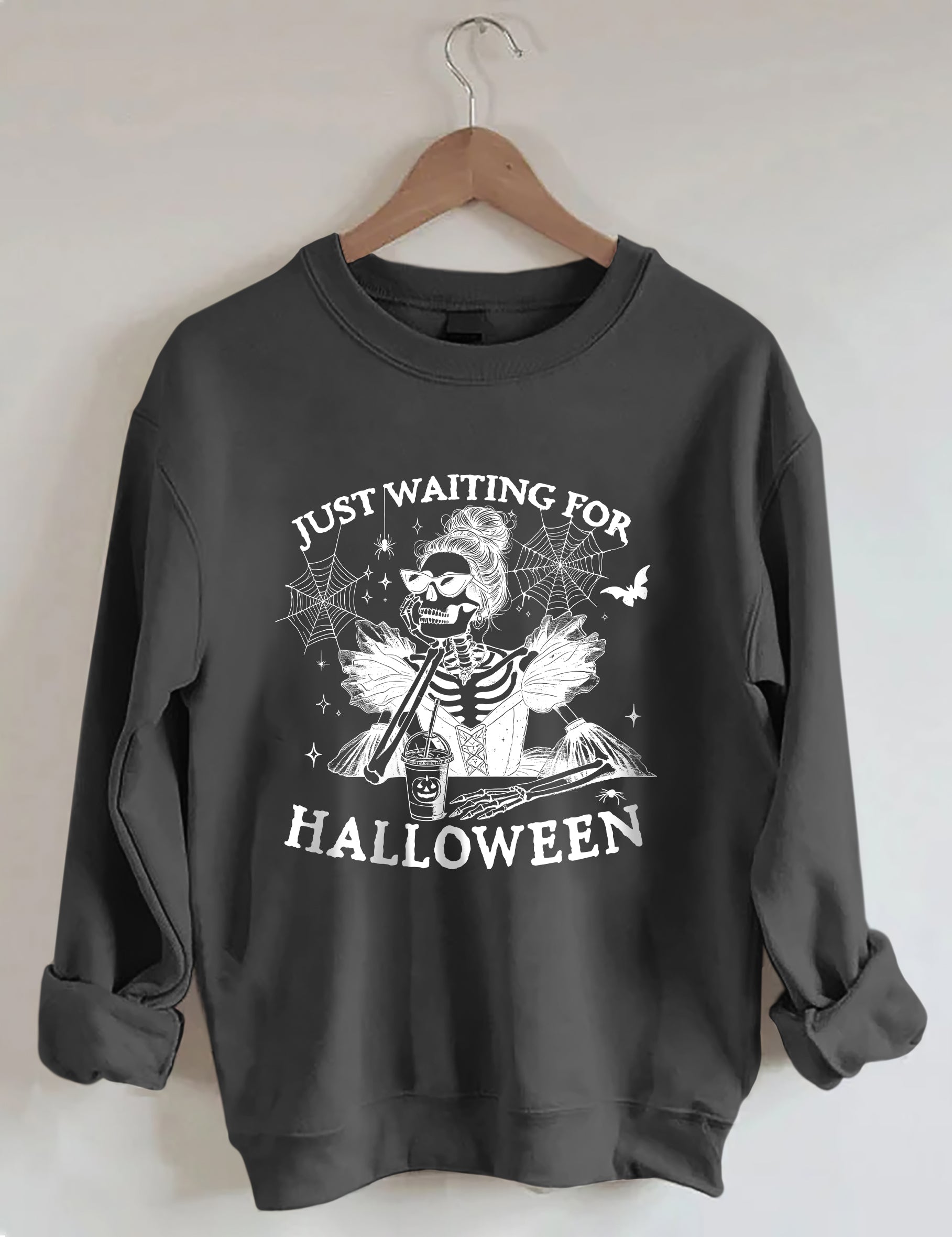 Just Waiting For Halloween Sweatshirt