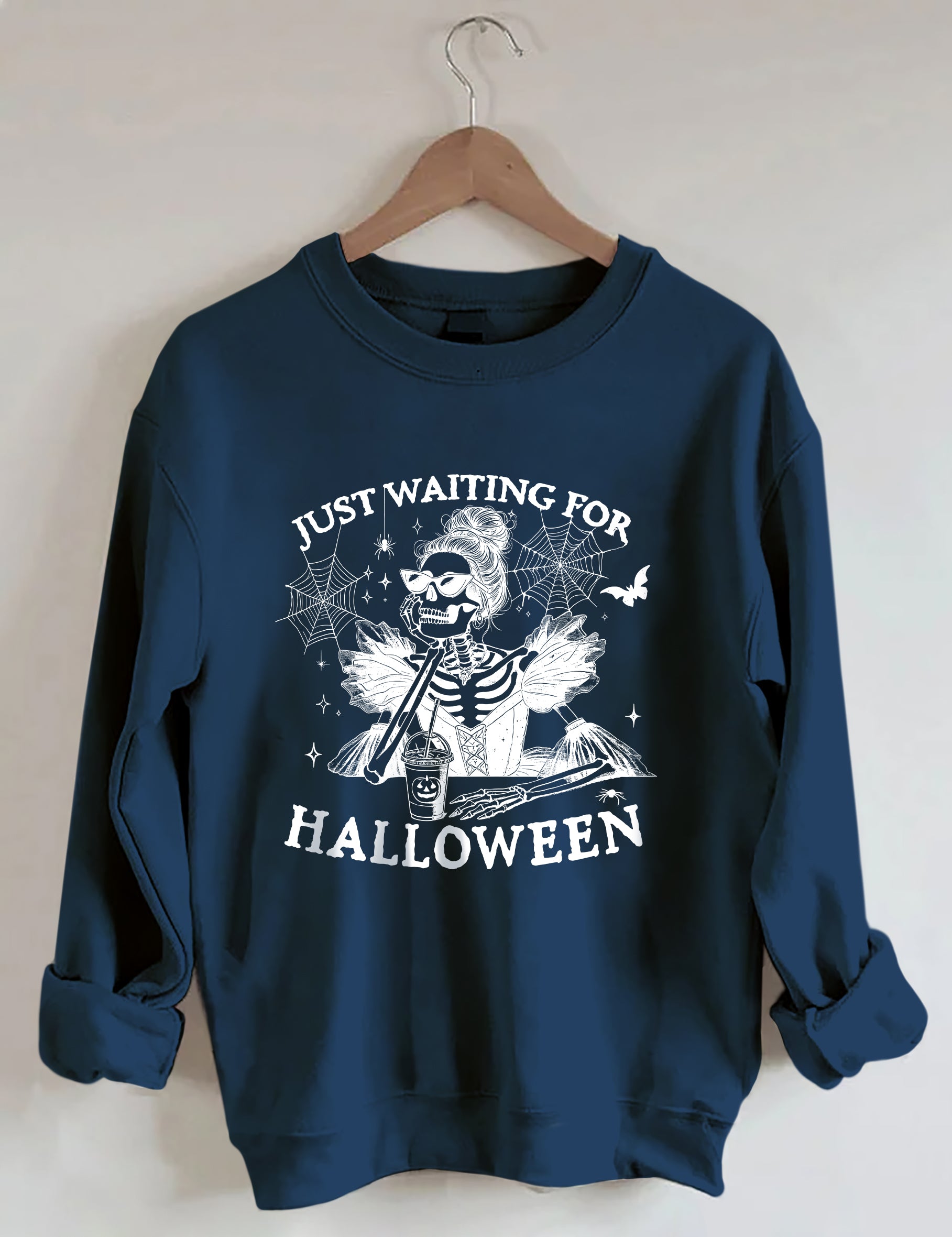 Just Waiting For Halloween Sweatshirt