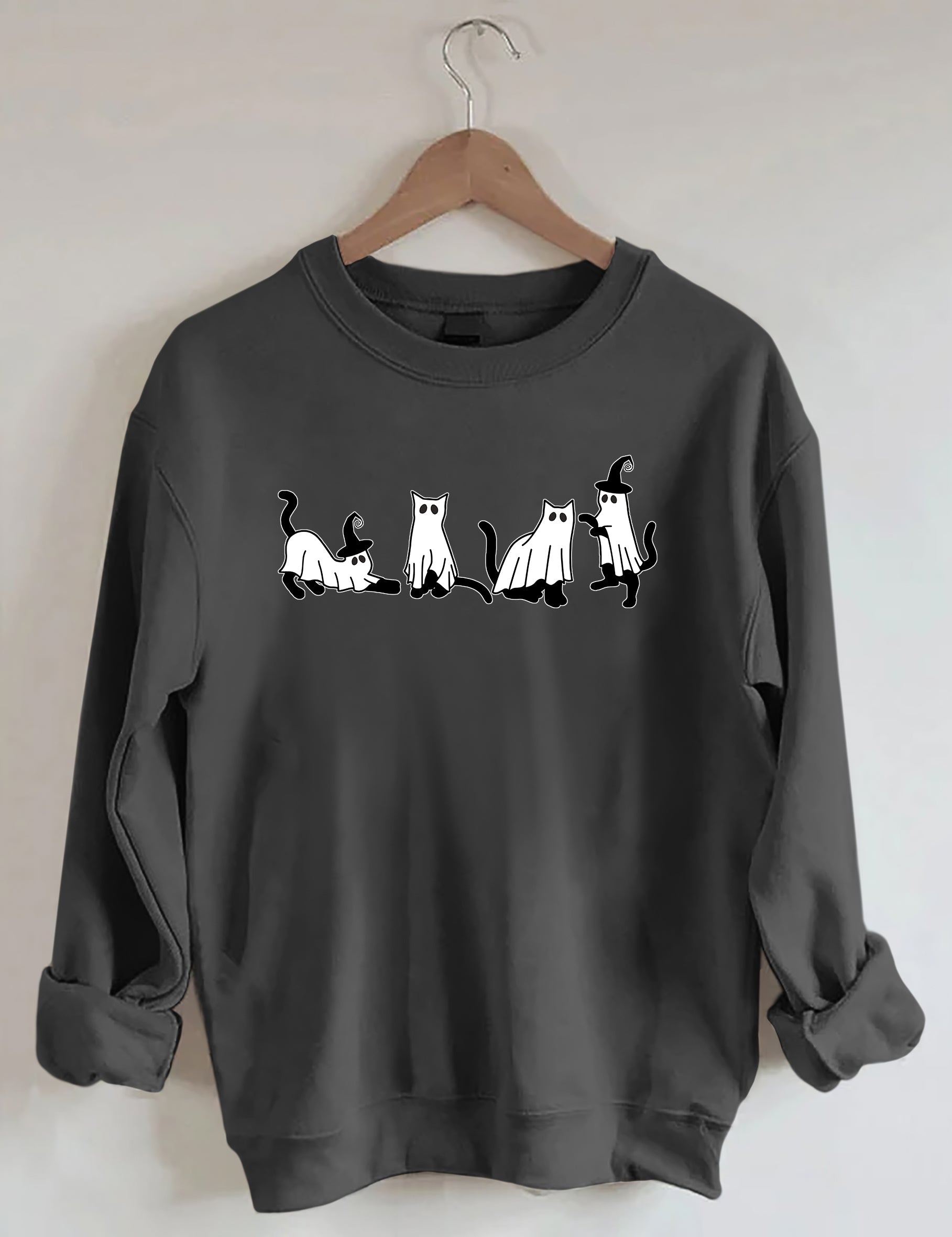 Cute Cat Ghost Sweatshirt