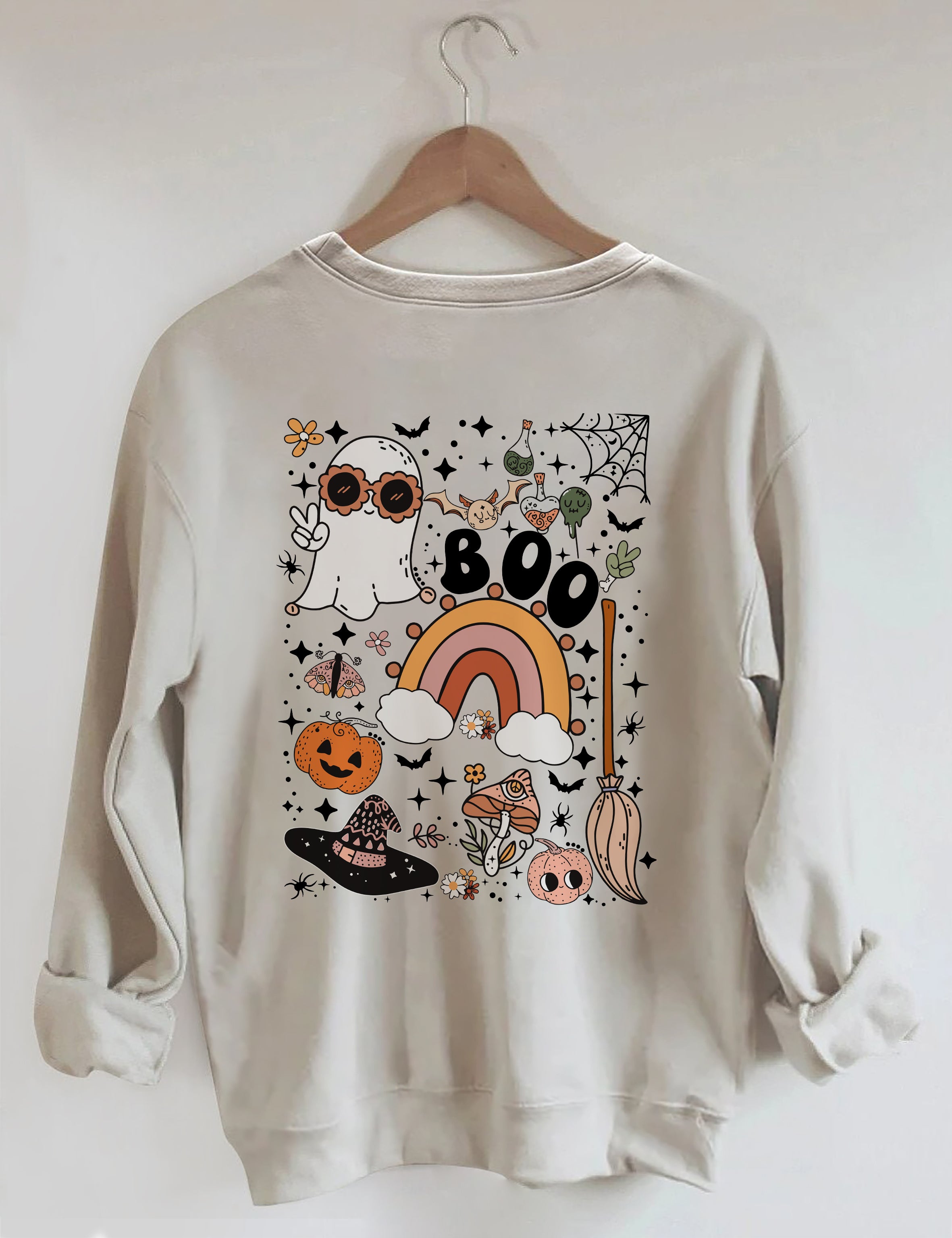 Cute Ghost Halloween Sweatshirt