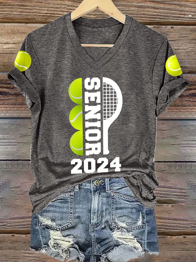 Women's Tennis Print T-shirt