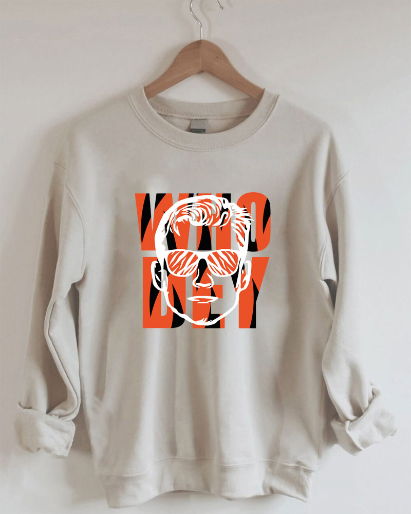 Who Dey Joe Burrow Sweatshirt