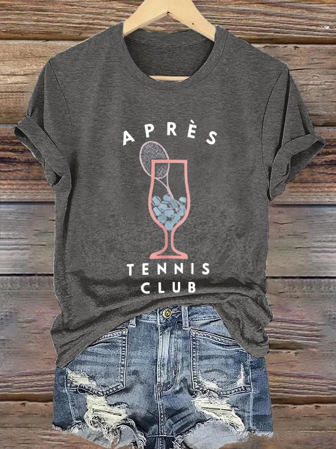 Women's Apres Tennis Print T-shirt