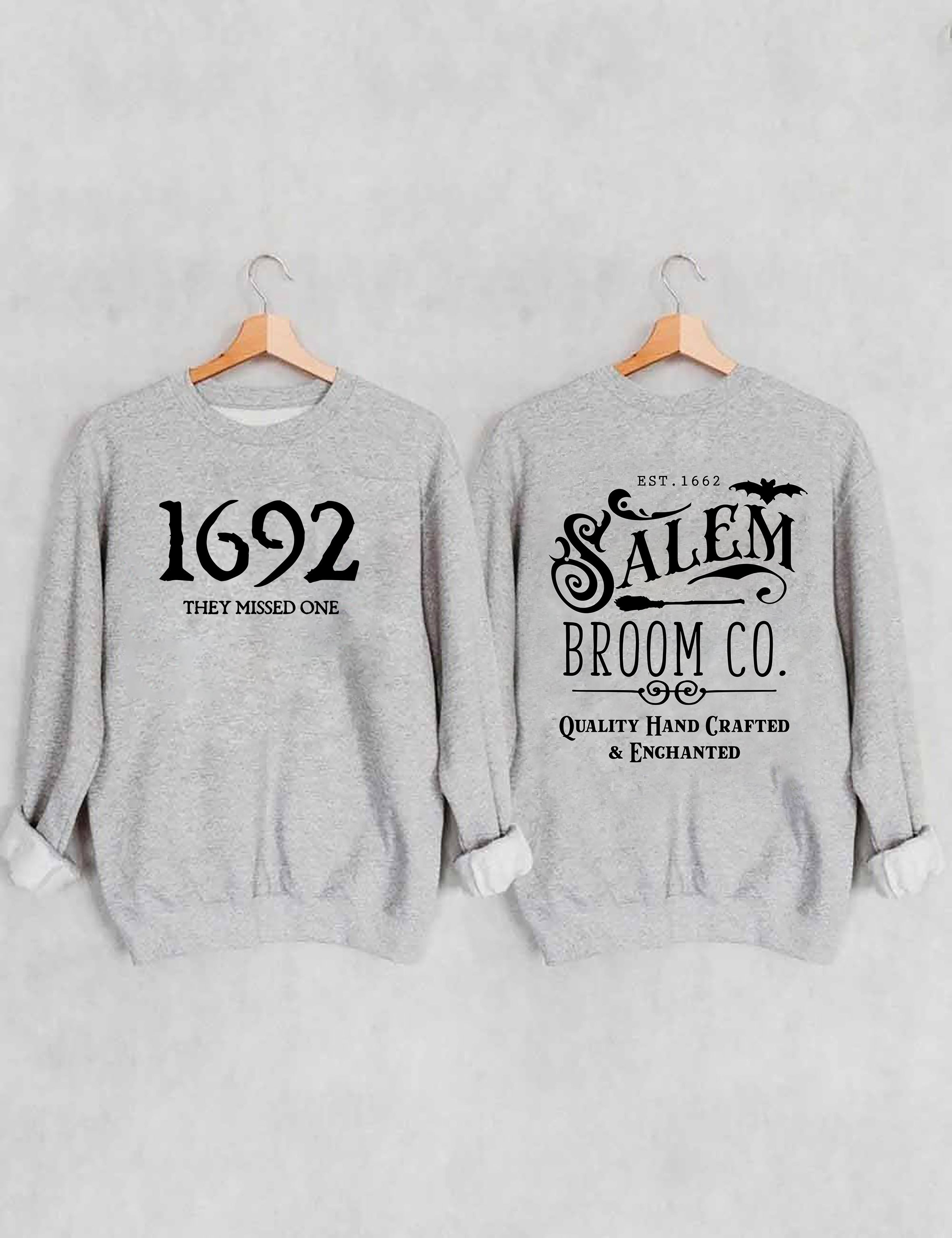 Salem Broom Co Halloween Sweatshirt