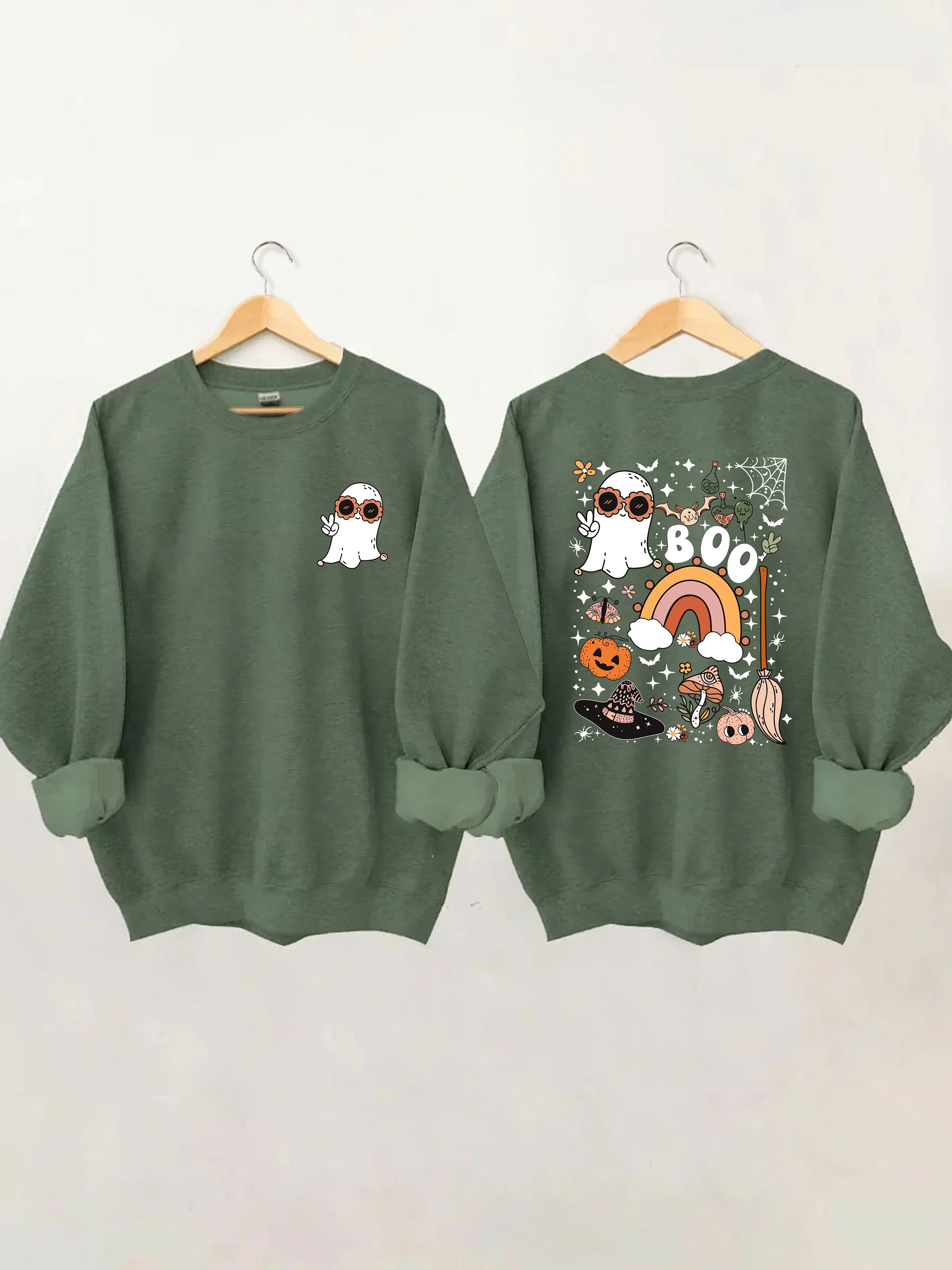 Cute Ghost Halloween Sweatshirt