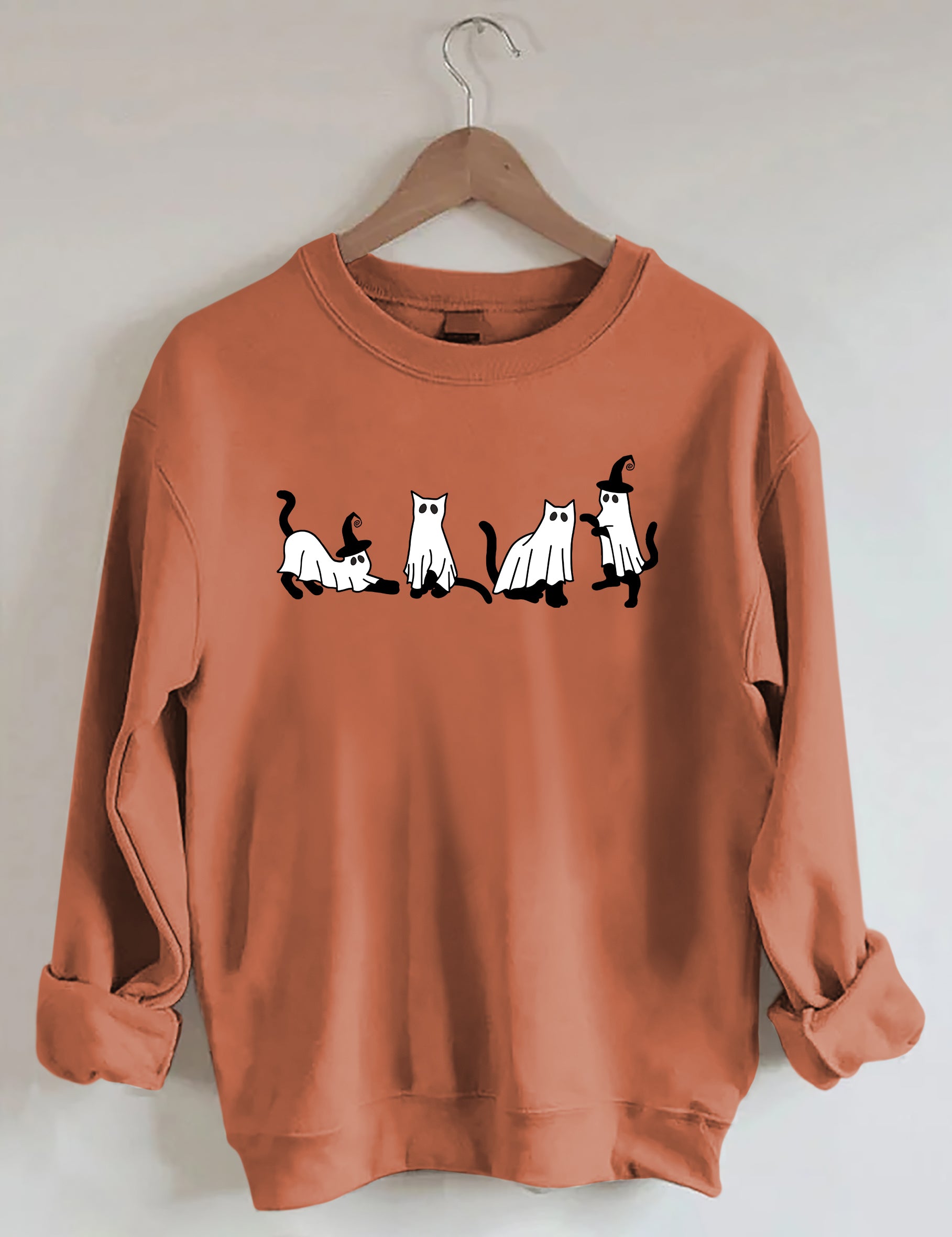 Cute Cat Ghost Sweatshirt