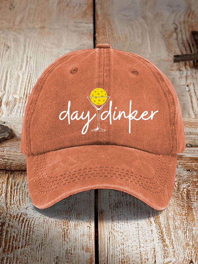 day dinker print hat