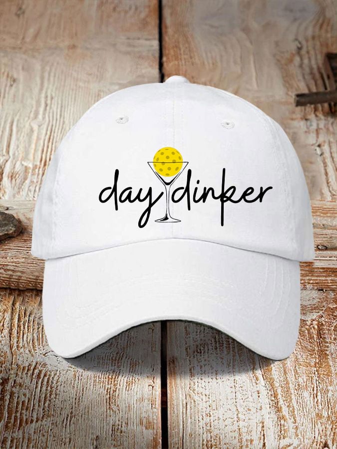 day dinker print hat