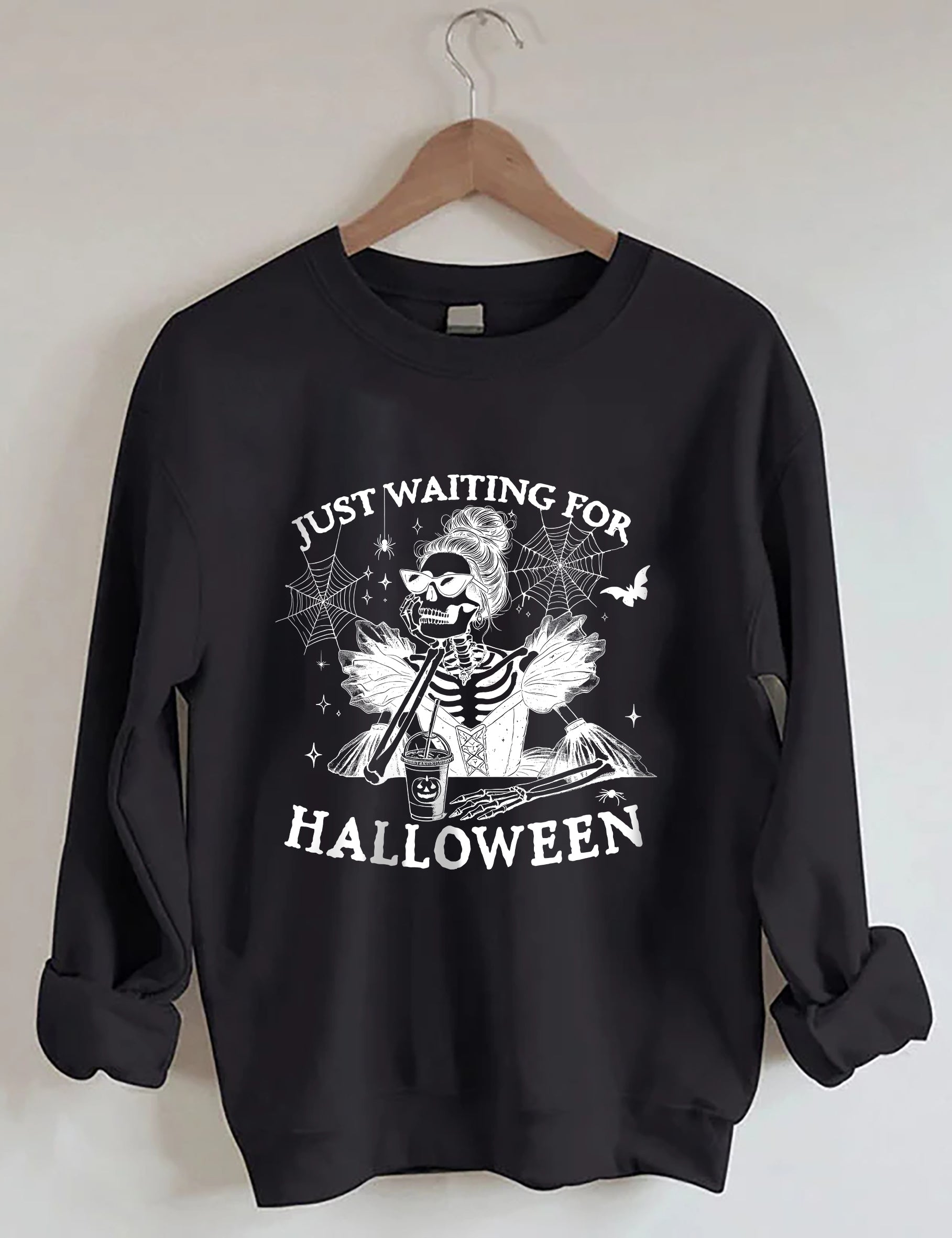 Just Waiting For Halloween Sweatshirt