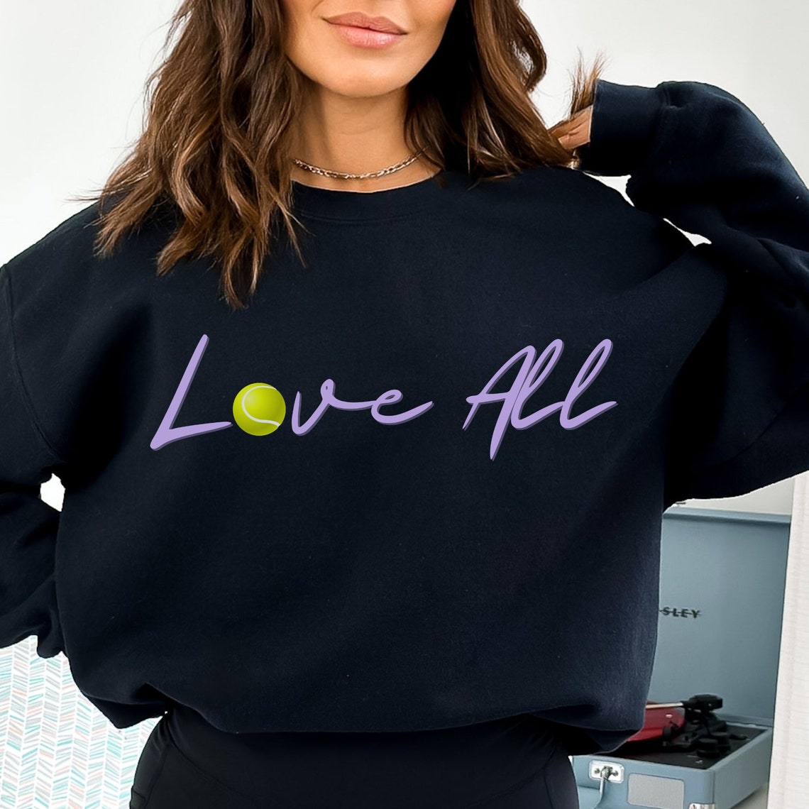 Love all tennis sweatshirt