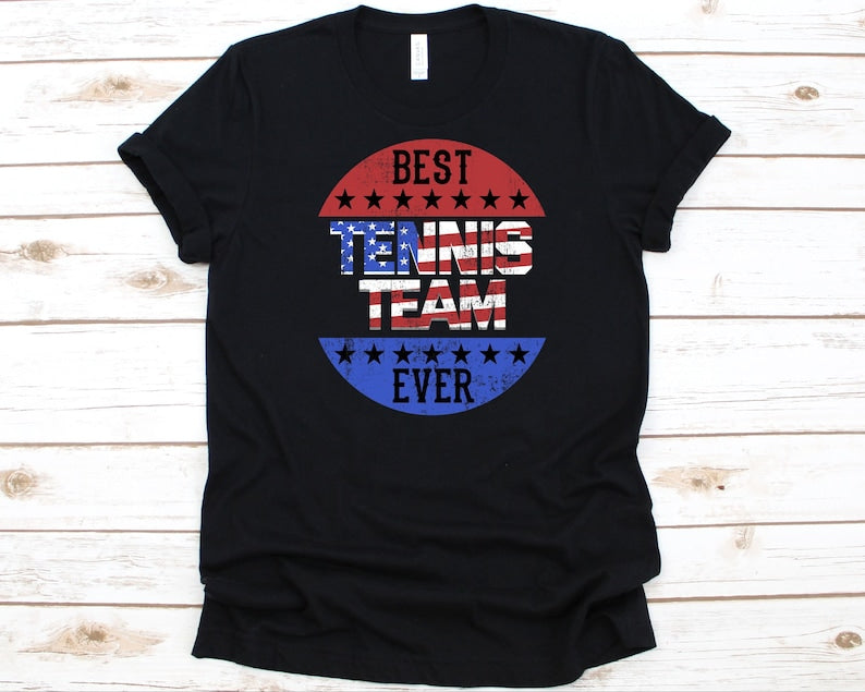 Best Tennis Team Ever 4th of July T-shirt