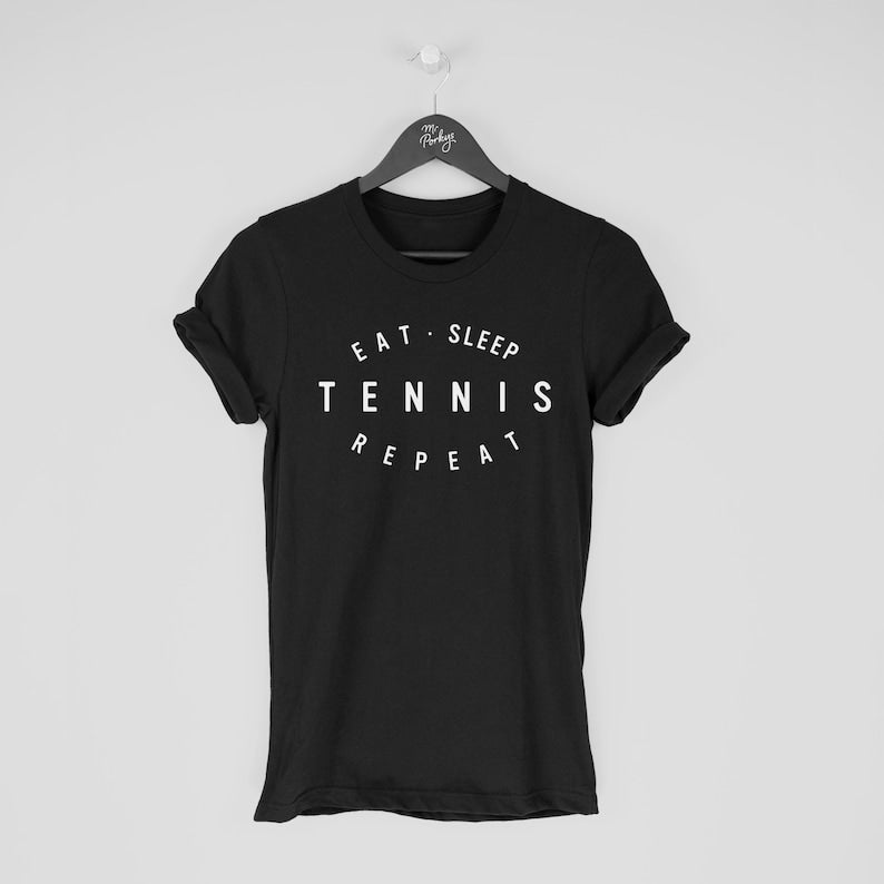 Eat Sleep Tennis Repeat T Shirt