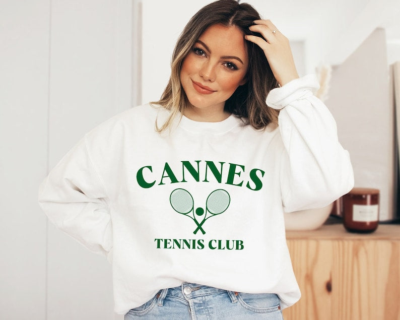 Cannes Tennis Sweatshirt