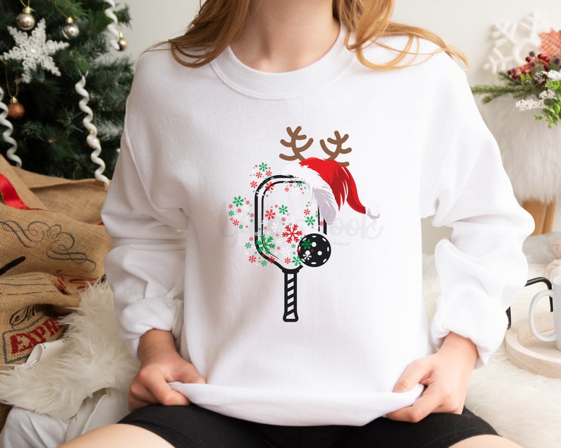 Pickleball Christmas Sweatshirt