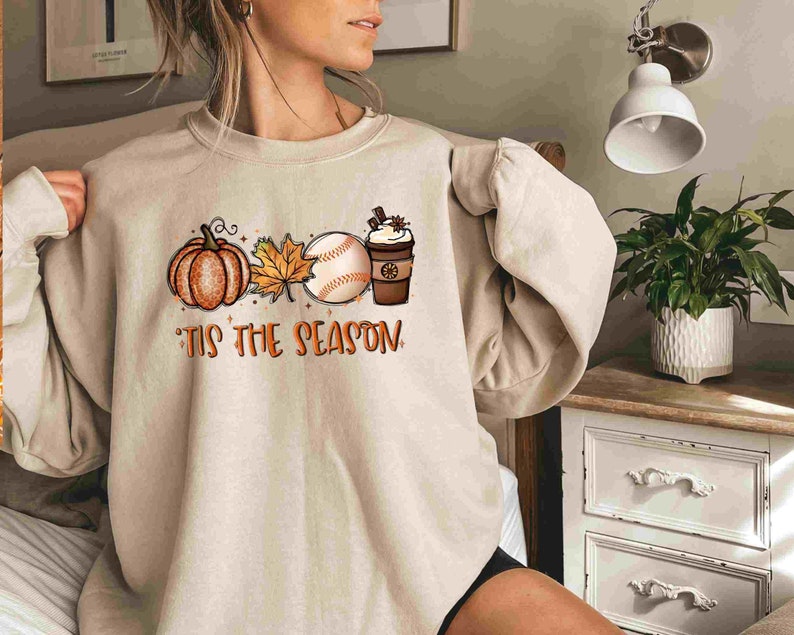 Tis The Season Fall Baseball Sweatshirts