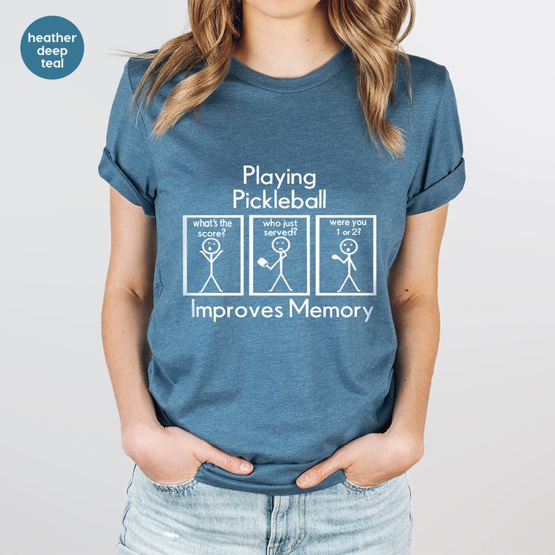 Pickleball Player Improves Memory T-Shirt