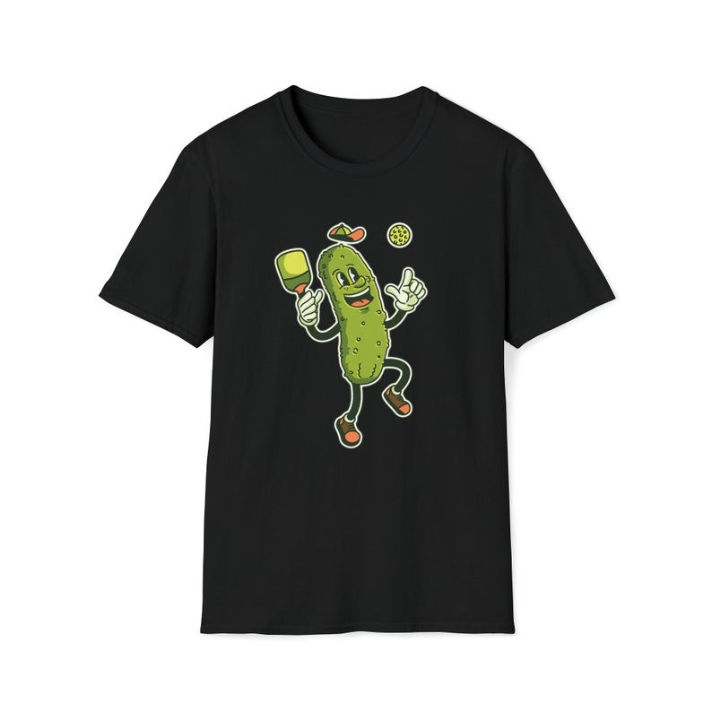 Pickle Playing Pickleball Player T-Shirt