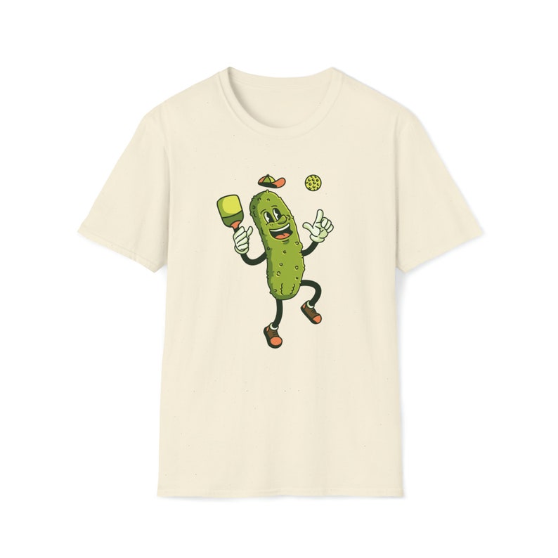 Pickle Playing Pickleball Player T-Shirt