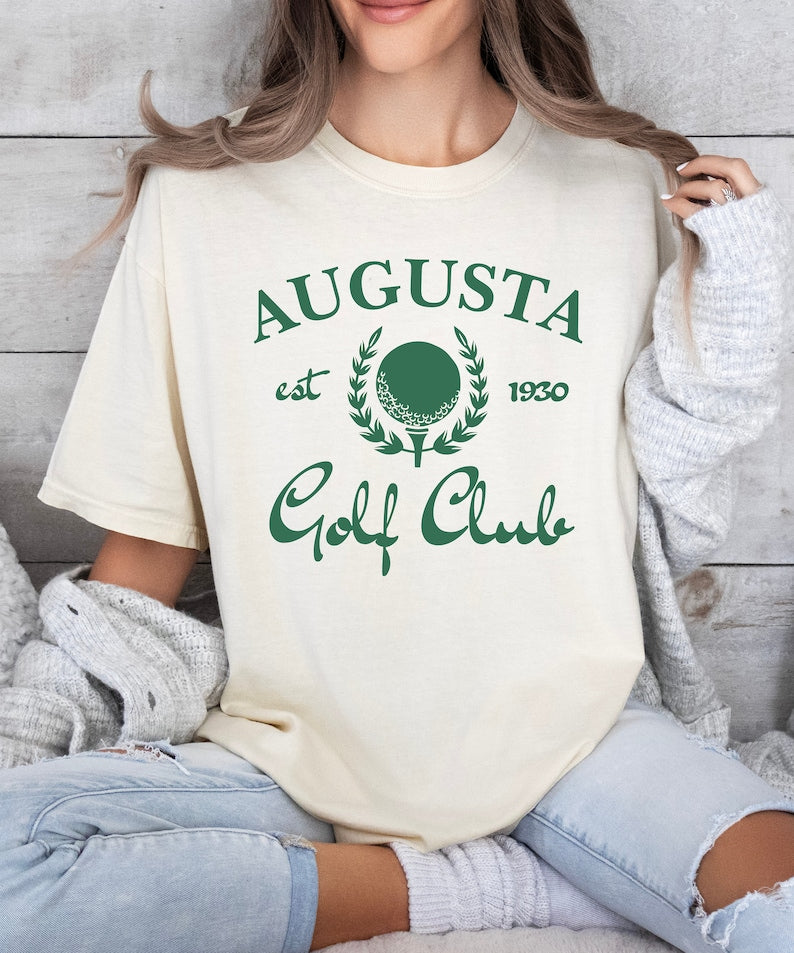 Augusta Vintage Style Golf Golfer T-Shirt