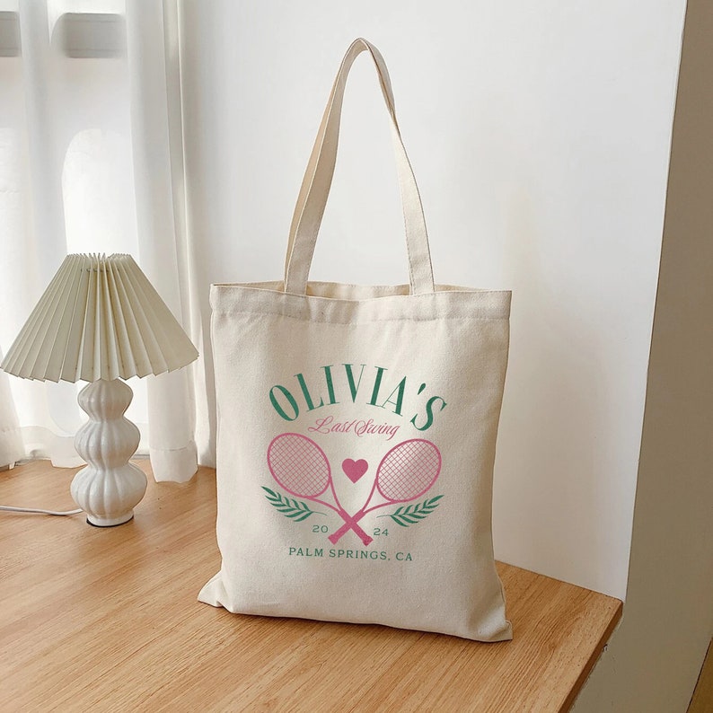 Last Swing Tennis Bachelorette Tote Bag