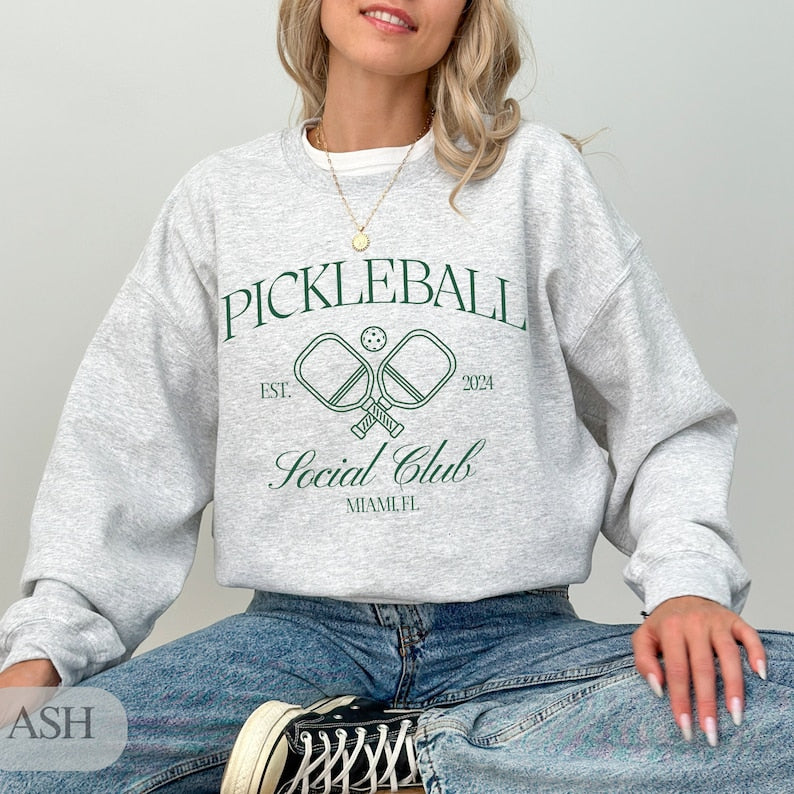 Custom Pickleball Bachelorette Party Sweatshirt