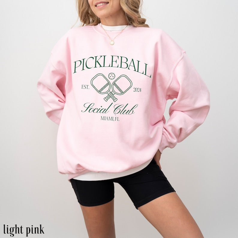 Custom Pickleball Bachelorette Party Sweatshirt