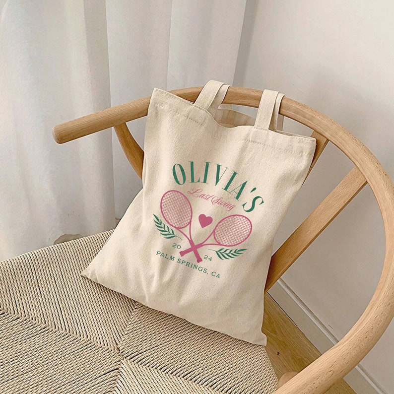 Last Swing Tennis Bachelorette Tote Bag