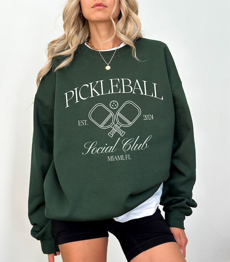 Custom Pickleball Bachelorette Party Sweatshirt