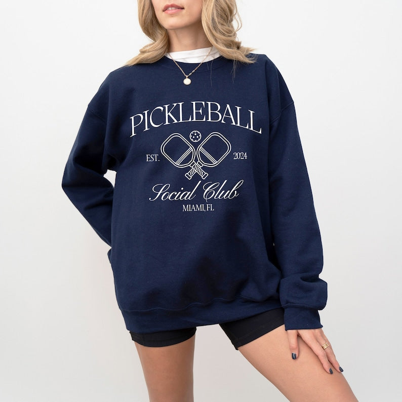 Custom Pickleball Bachelorette Party Sweatshirt