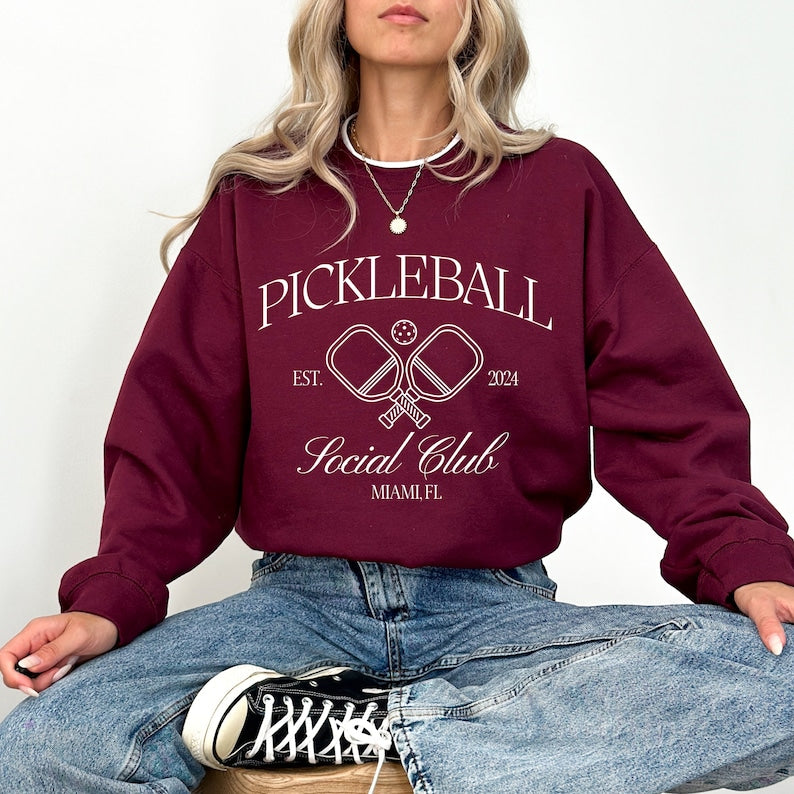 Custom Pickleball Bachelorette Party Sweatshirt