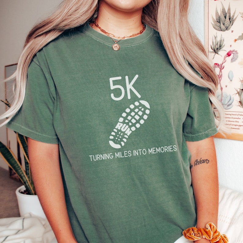 5K Turning Miles Into Memories Running T-Shirt