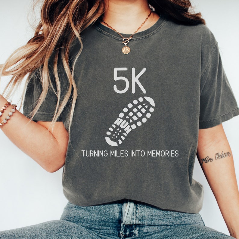 5K Turning Miles Into Memories Running T-Shirt