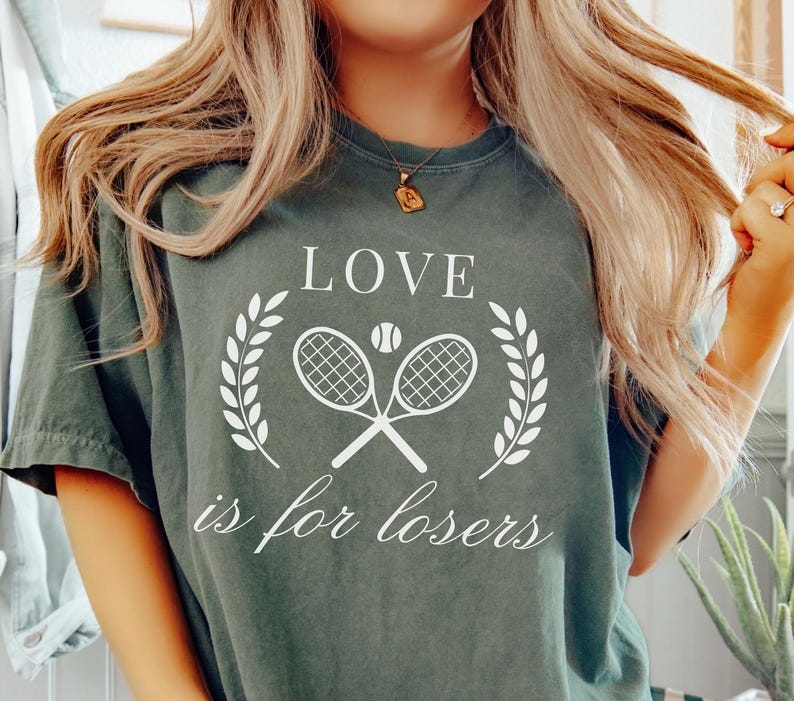 Love Is For Losers Tennis T-Shirt