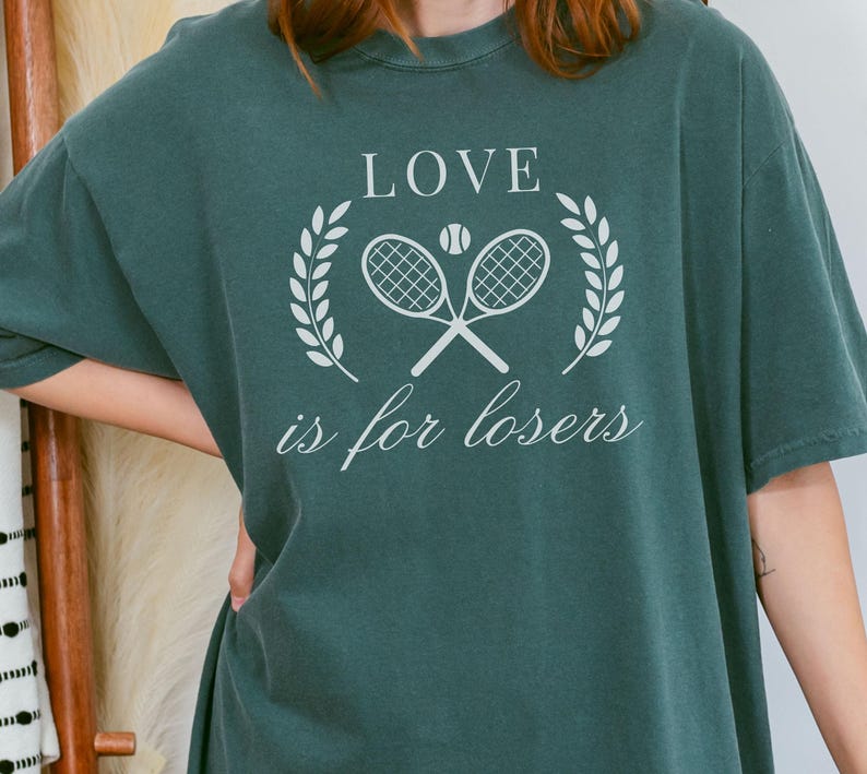 Love Is For Losers Tennis T-Shirt