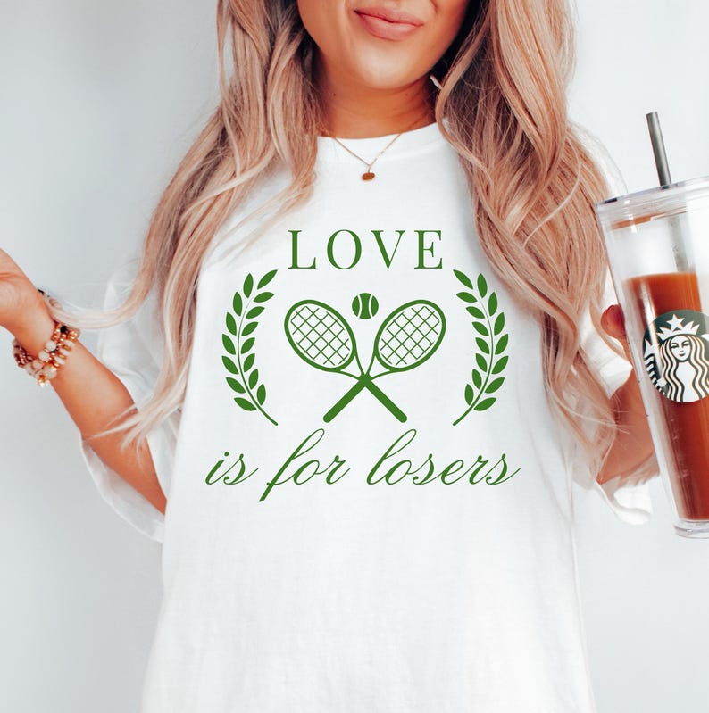 Love Is For Losers Tennis T-Shirt