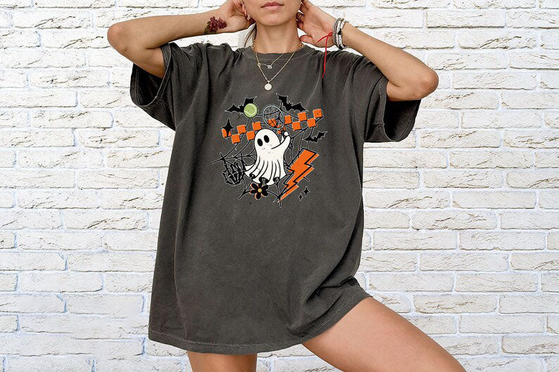 Tennis Ghost Halloween T-Shirt